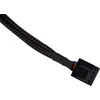 Alphacool fan cable 4-pin to 4-pin extension 60cm – juodas