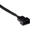 Alphacool fan cable 4-pin to 4-pin extension 60cm – juodas