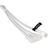 „Alphacool“ Y skirstytuvas, 4 kontaktų į 3 x 4 kontaktų PWM, 15 cm, baltas