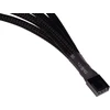 „Alphacool“ Y skirstytuvas, 4 kontaktų į 4 x 4 kontaktų PWM, 30 cm, juodas