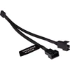 „Alphacool“ Y skirstytuvas, 4 kontaktų į 2 x 4 kontaktų PWM, 15 cm, juodas