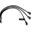 Alphacool Y-Splitter 4-pin to 3x 4-pin PWM 30cm – juodas