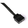„Alphacool“ Y skirstytuvas, aRGB 3 kontaktų į 2 x 3 kontaktų, 60 cm, juodas