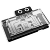 Vaizdo plokštė „Alphacool Core RX 9070 Quicksilver/Swift“ GPU „Vanduo“ blokas, ARGB, su galine plokšte - akrilas