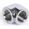 Alphacool Eiszapfen Adapteris 90 Degree G1/4 inch Female to G1/4 inch Female – chrome