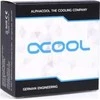 „Alphacool“ 90 laipsnių kištukas, G1/4 colio kištukas, G1/4 colio kištukas, chromuotas