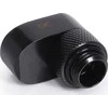 Alphacool Eiszapfen G1/4 inch extension offset MF 16 – juodas