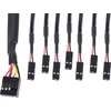 „Alphacool“ priekinis įvesties/išvesties skydelis su USB 2.0, su kabeliu prie serverio korpuso