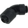 „Alphacool HF 13/10“ įsukama jungtis, 45 laipsnių pasukama, G1/4 - Juodas