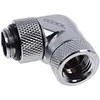 „Alphacool Eiszapfen“ 90 laipsnių pasukamas kampinis adapteris G1/4 lizdas į G1/4 lizdą, chromuotas