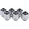 Alphacool Eiszapfen 16/10 mm įsukama jungtis G1/4, 6-Pack – chromas