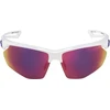 ALPINA Cycling Glasses NYLOS HR Baltas‑Violetinė Violetinė Mirror Lens Cat.3