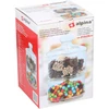 Alpina - Glass container / jar for sweets, 2 levels, 16x28 cm