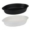 Alpina - Ceramic Oven Dish, Oval, 27x17x5.3 cm (Juodas)