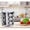 Alpina - Rotating spice rack organizer for 12 jars