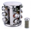Alpina - Rotating spice rack organizer for 12 jars