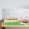 Laiptų danga 2 vnt. 50 x 25 cm Sidabro Aliuminis Stačiakampio
