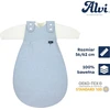 Alvi ALVI Baby-Mäxchen, Miegmaišis - specialus audinys - 3 dalių Quilt aqua 56/62