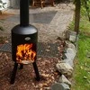 Ambiance Bonfeu Bonbini sodo židinys, juodas, 2901