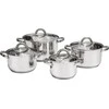 Dajar Puodų su dangčiais komplektas 4 vnt (D16, D18, D20, D24 cm) BERRY Ambition 68879