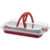 Dajar Kepimo forma 36x23x5 cm su plastikiniu dangčiu CHERRY (iki +230C) Ambition 83013