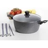 Dajar Puodas AMBITION SILVERSTONE, aliuminis, su dangčiu, tinka ir indukcinei viryklei, ø 20 cm., 2 L