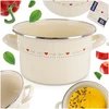 Ambition Puodas emaliowany kreminė TONCA 20 cm, 3 l