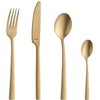 Amefa Manille 9035 - 16-pc set in vintage box - auksinis- stonewash