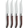 Amefa Royal Steak 2520 - 4 vnt Steak peilis rinkinys ruda medinėje dėžutėje