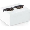 AmeliaHome PAPUOŠALŲ DĖŽUTĖ/AH/LASHES/Baltas/19X12