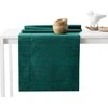 AmeliaHome Staltiesė tamsiai žalia 40×250 cm AH VESTA
