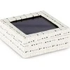 AmeliaHome JUWELRY BOX/AH/MASCA/CREM+Juodas/18X6,5