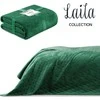 AmeliaHome lovatiesė LAILA, 200x220 cm, spalva: tamsiai žalia/šviesiai žalia