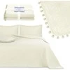 AmeliaHome Lovatiesė 200 × 220 cm, kreminės spalvos AH