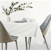 AmeliaHome Staltiesė ovali 120×160 cm balta AH GAIA HMD