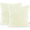 AmeliaHome Dekoratyvinis pagalvės užvalkalas baltas AH BATI 45×45 cm (2 vnt.)