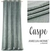 AmeliaHome Užuolaida Blackout 140×250 šviesiai žalia su aukso akcentu AH