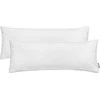 DecoKing Pagalvės užvalkalas 40 × 145 cm, balta, 2 vnt