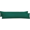 DecoKing Pagalvės užvalkalas 20 × 120 cm BOTTLEGREEN