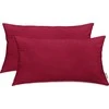 DecoKing Pagalvių užvalkalai 40 x 80 cm, bordo (2 vnt.)