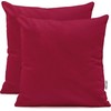 DecoKing Pagalvių užvalkalai Amber Maroon 80 × 80 cm, 2 vnt