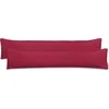 DecoKing Užvalkalas pagalvei 20×120 cm bordo spalvos