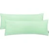 DecoKing Pagalvės užvalkalas 40×145 cm 2 vnt mėtinė