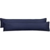 DecoKing Pagalvės užvalkalas 20×145 cm tamsiai mėlynas 2 vnt
