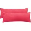 DecoKing Pagalvės užvalkalas 40×120 cm avietinės spalvos
