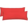 DecoKing Pagalvės užvalkalas raudonas 40×145 cm (2 vnt)