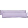 DecoKing Pagalvės užvalkalas 20 × 120 cm violetinės spalvos, 2 vnt.