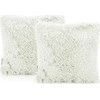 Dekoratyvinės pagalvės užvalkalas AmeliaHome Karvag 45x45 cm, 2 vnt., spalva: dramblio kaulo