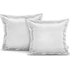 AmeliaHome Pagalvių užvalkalas balta 45×45 cm AH VELVET