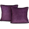 Plum Pagalvės užvalkalas 45×45 cm iš aksomo bordo AH